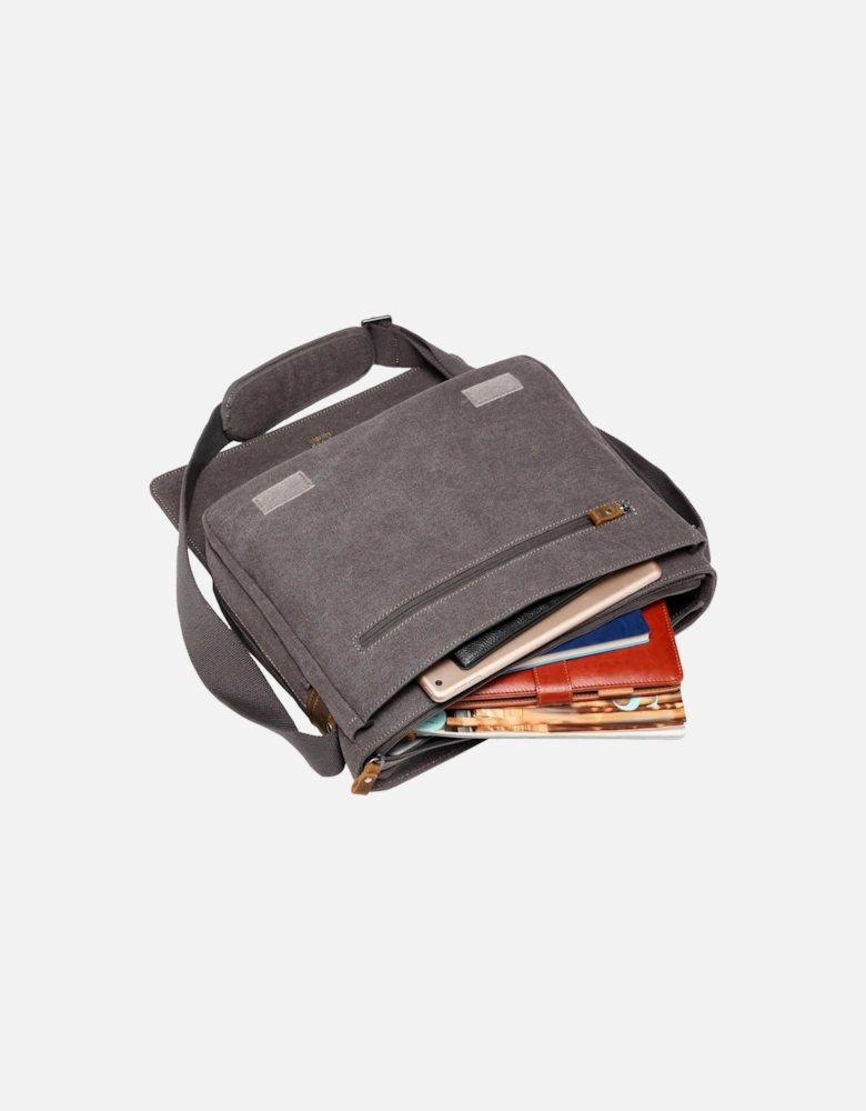 TRP0240 Classic Canvas Laptop Messenger Bag - 16.5 Diagonally