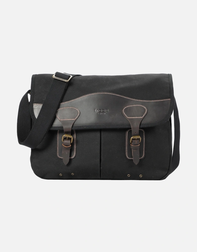 TRP0544 Heritage Canvas Messenger Bag, Shoulder Bag, 13” Laptop Bag