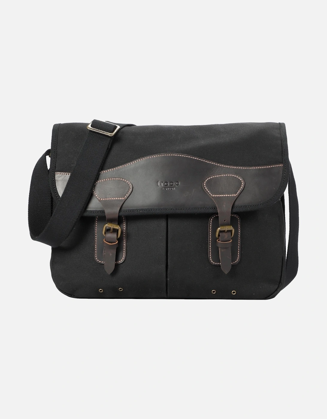 TRP0544 Heritage Canvas Messenger Bag, Shoulder Bag, 13” Laptop Bag, 6 of 5