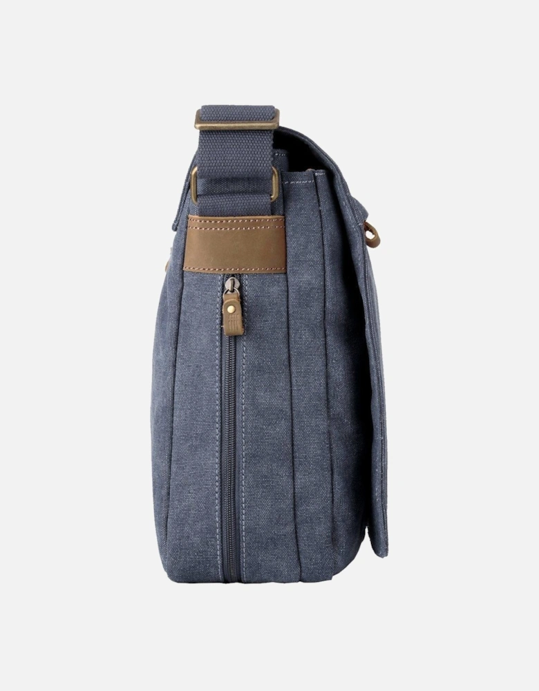 TRP0371 Classic Canvas Laptop Large Messenger Bag - 18 Diagonally