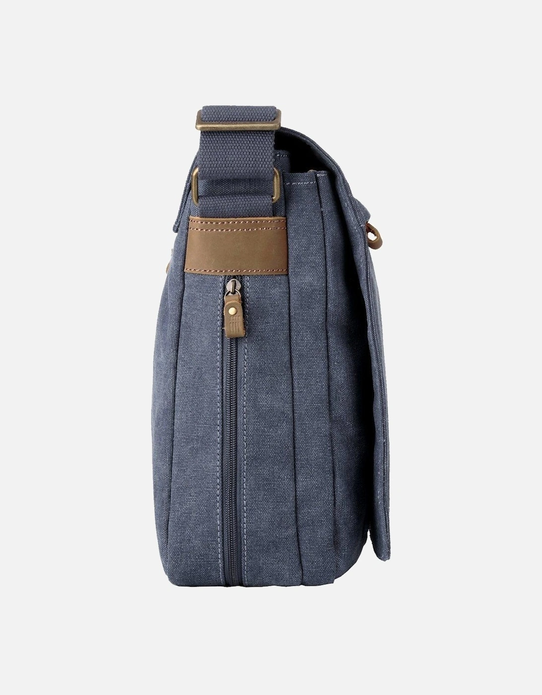 TRP0371 Classic Canvas Laptop Large Messenger Bag - 18 Diagonally