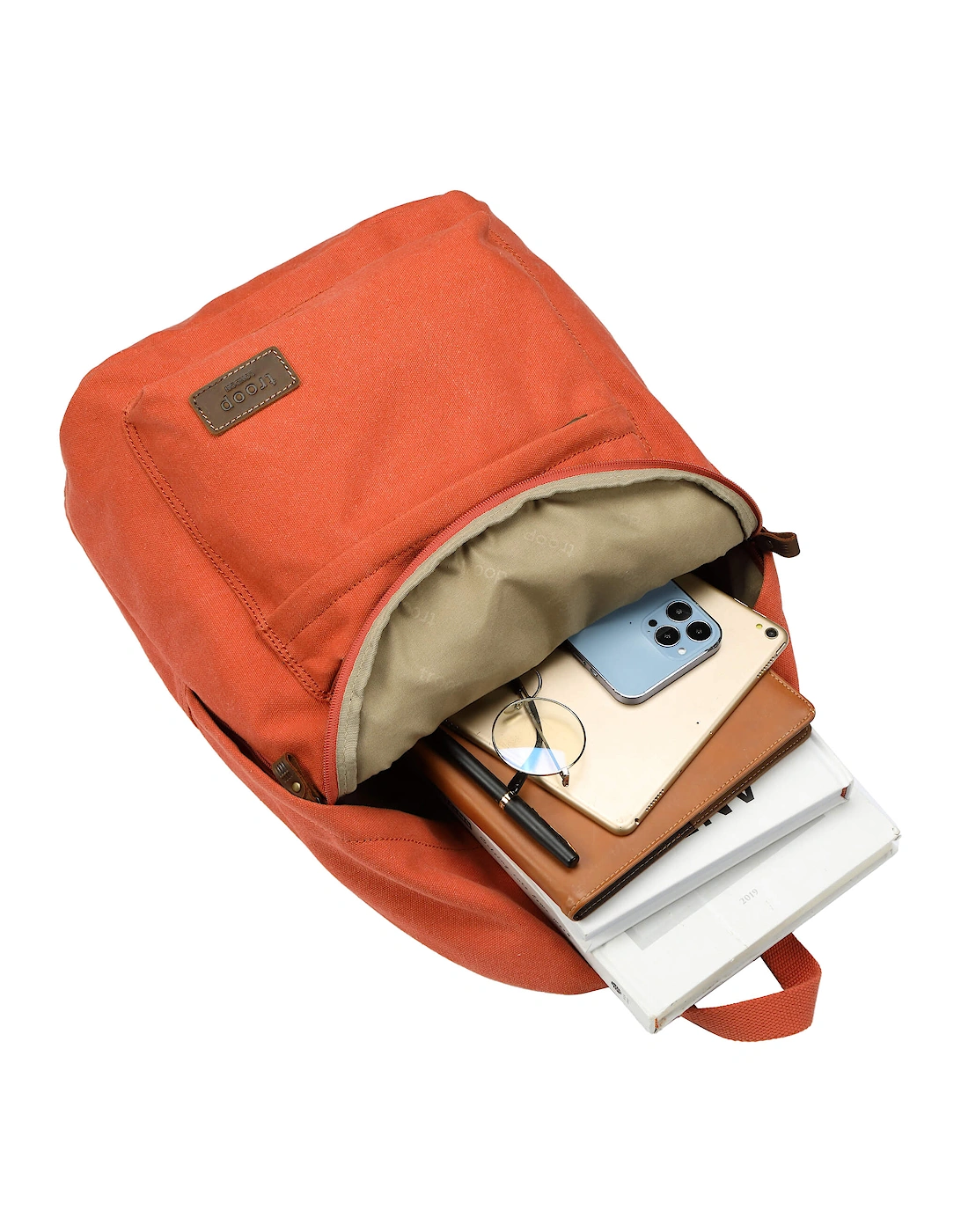 TRP0384 Heritage Canvas Backpack, Casual Daypack