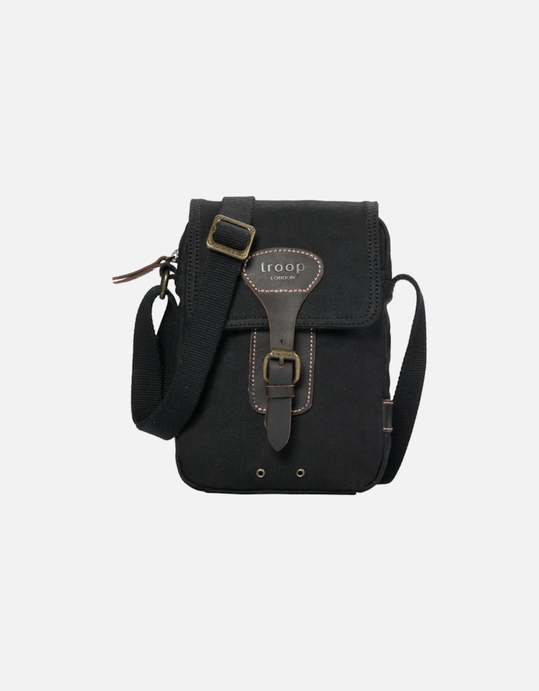 TRP0547 Heritage Canvas Across body Bag, Small Travel Bag, Shoulder Bag