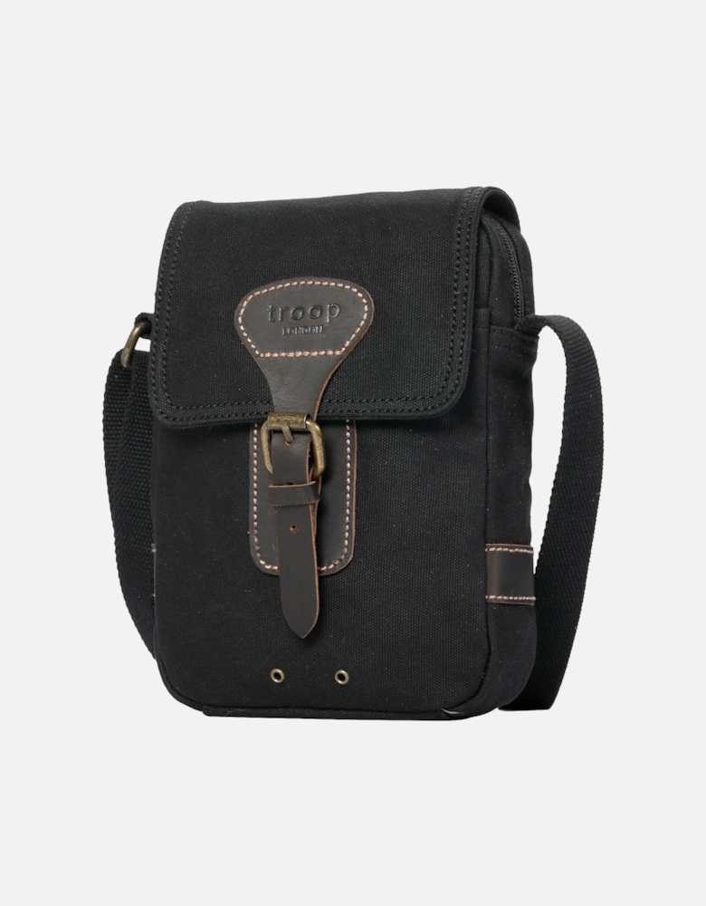TRP0547 Heritage Canvas Across body Bag, Small Travel Bag, Shoulder Bag