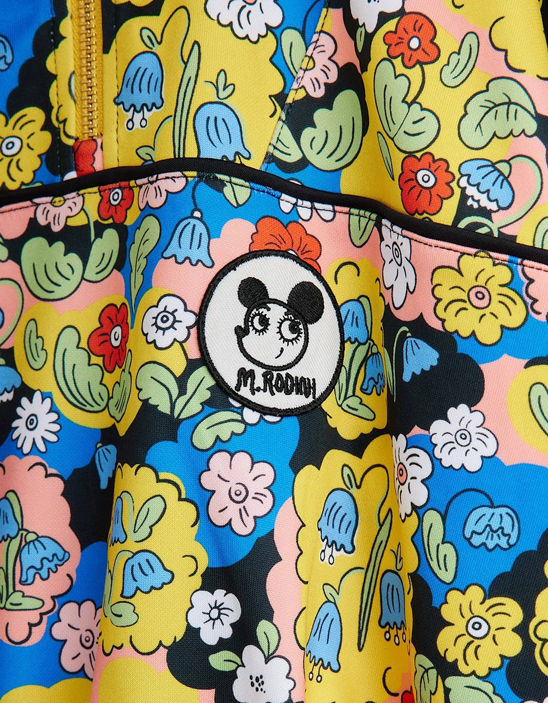 Girls Ritzratz Patch Half Zip Sweatshirt in Multicolour