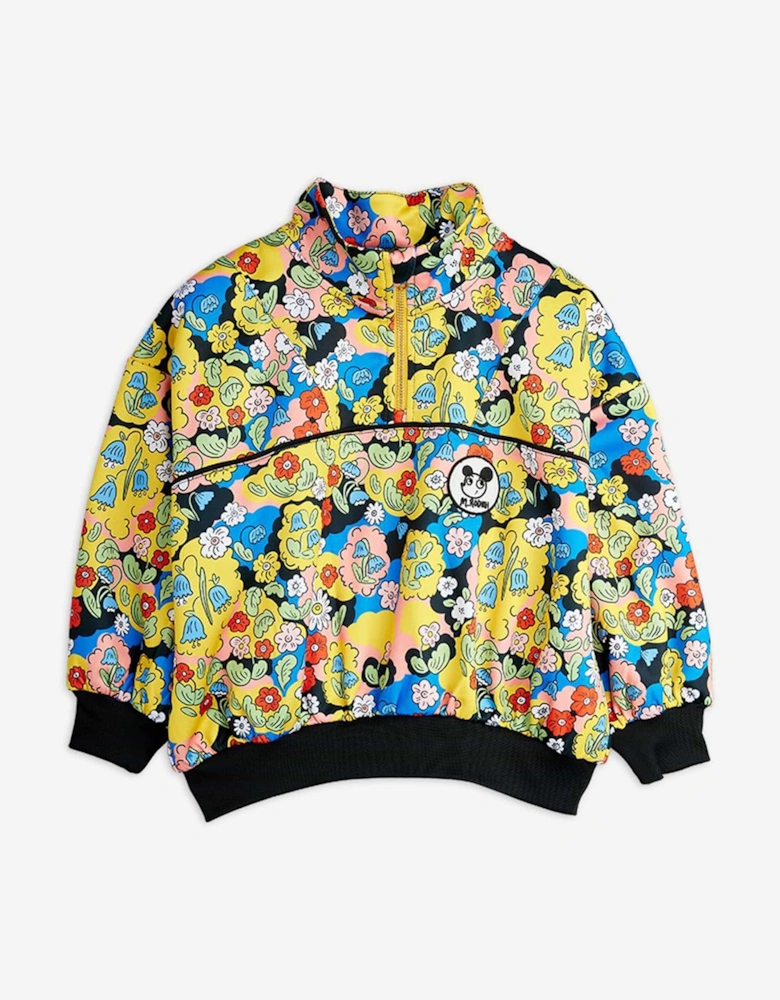 Girls Ritzratz Patch Half Zip Sweatshirt in Multicolour