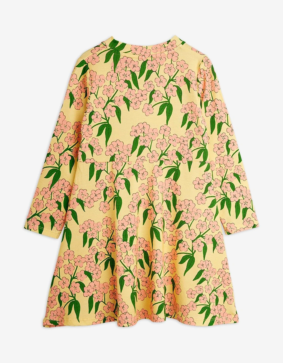 Girls Alpine Flowers AOP Dress in Yellow