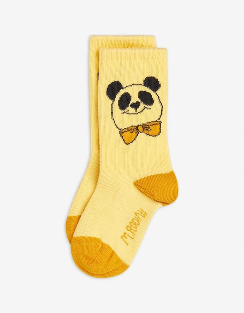 Kids Cat and Panda 2 Pack Socks Set in Multicolour
