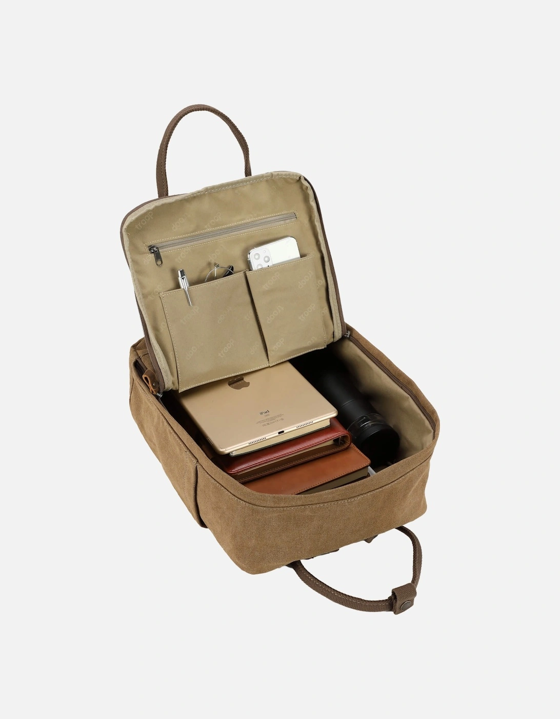 TRP0549 Classic Canvas Daypack, Backpack, Travel Backpack, School Backpack