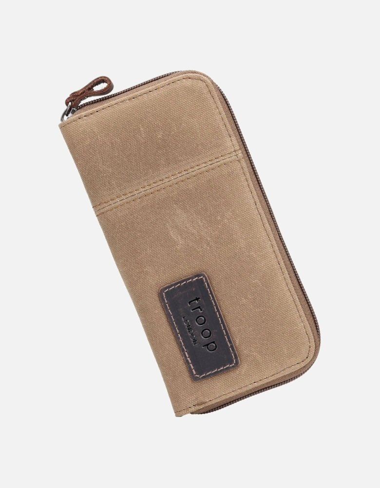 TRP0501 Accessories Canvas Zip Around Wallet Purse