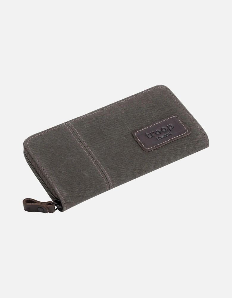 TRP0501 Accessories Canvas Zip Around Wallet Purse