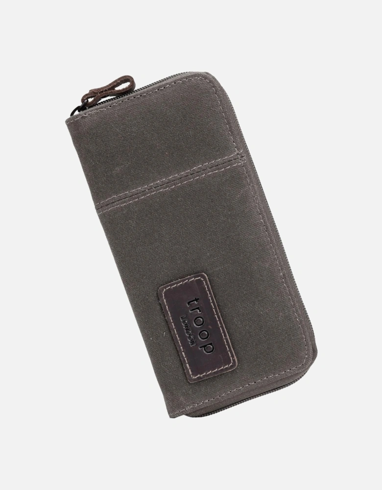 TRP0501 Accessories Canvas Zip Around Wallet Purse