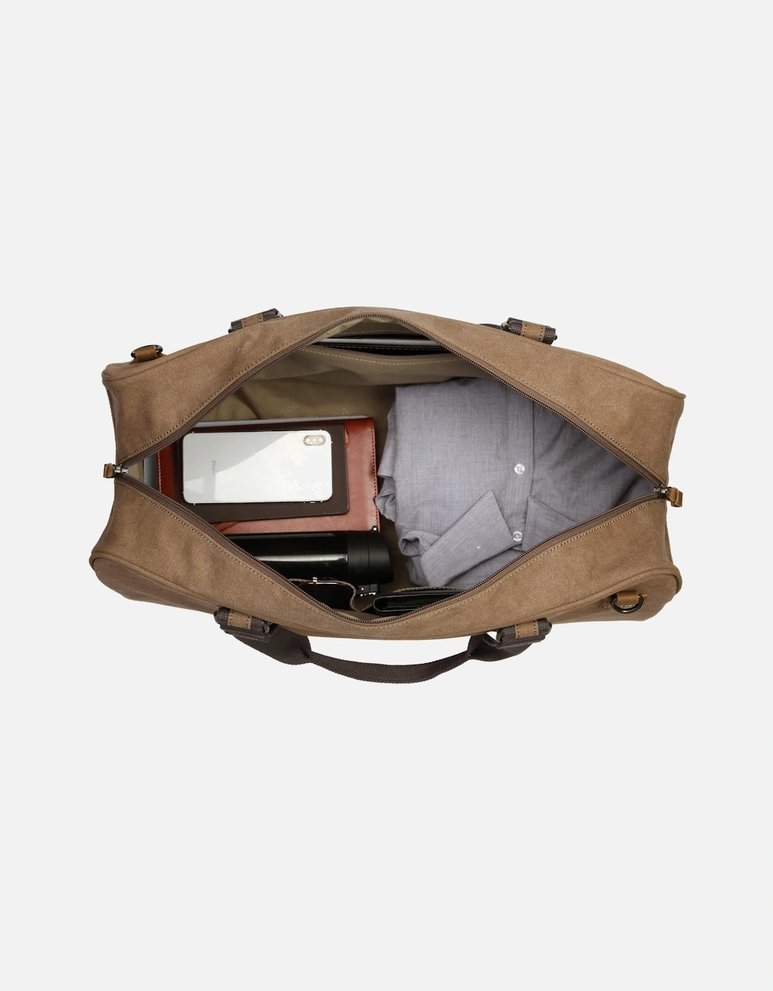 TRP0389 Classic Canvas Travel Duffel Bag, Large Holdall