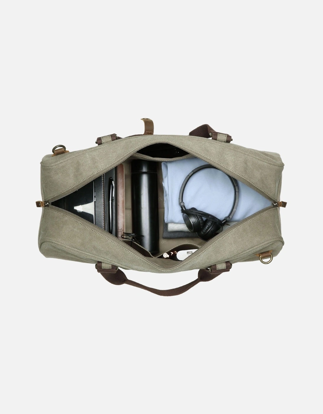 TRP0389 Classic Canvas Travel Duffel Bag, Large Holdall