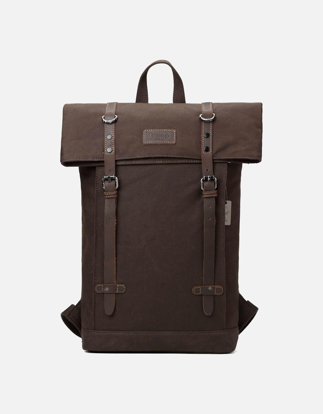 TRP0425 Heritage Canvas 15" Laptop Backpack, Smart Casual Daypack with Foldable Top, 2 of 1