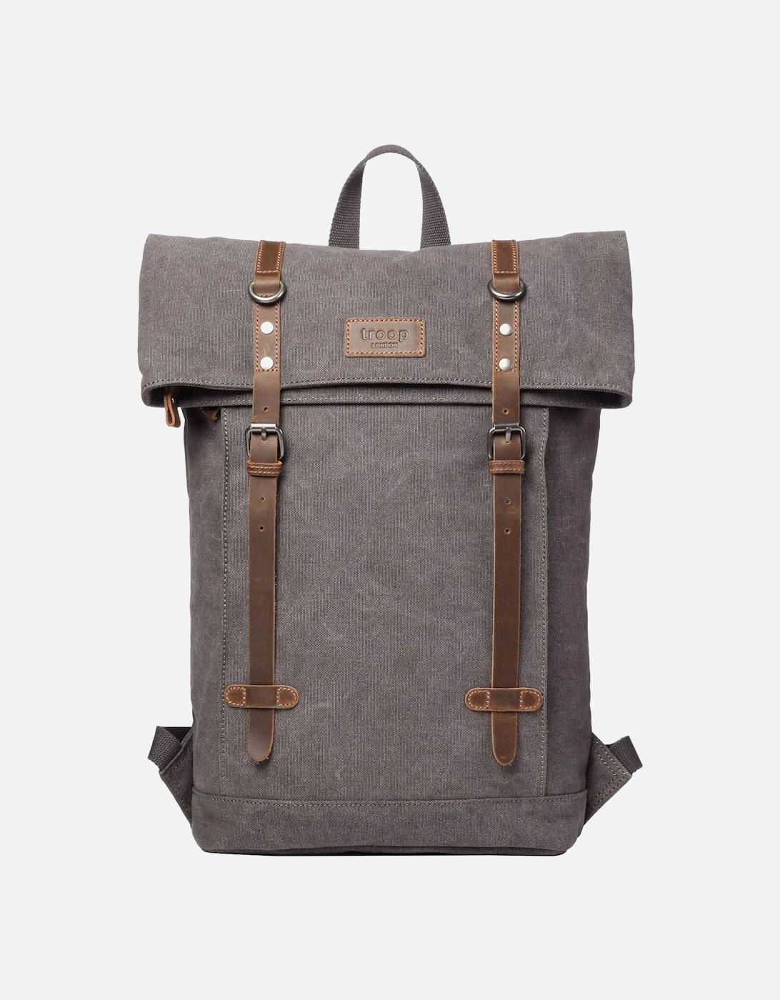 TRP0425 Heritage Canvas 15" Laptop Backpack, Smart Casual Daypack with Foldable Top