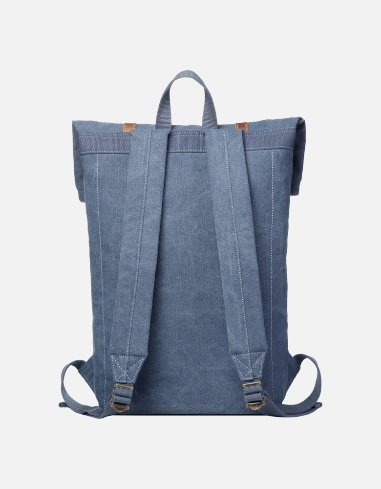 TRP0425 Heritage Canvas 15" Laptop Backpack, Smart Casual Daypack with Foldable Top