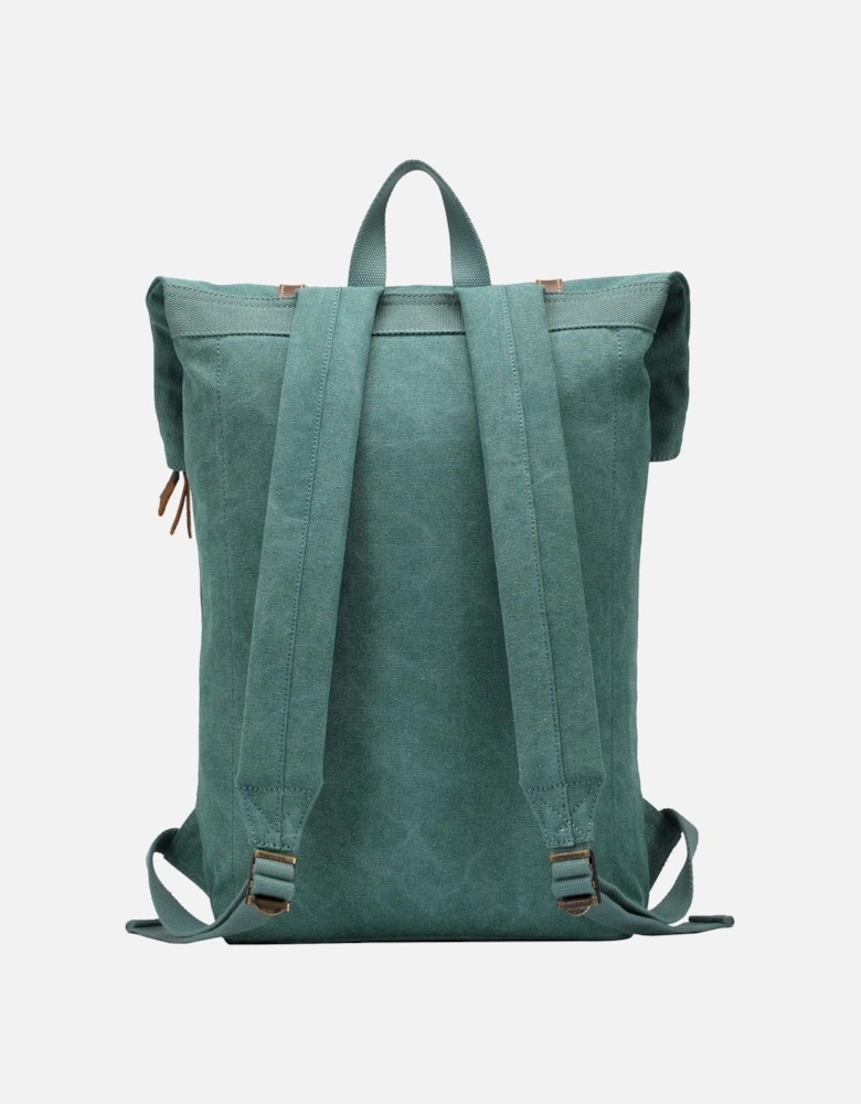 TRP0425 Heritage Canvas 15" Laptop Backpack, Smart Casual Daypack with Foldable Top