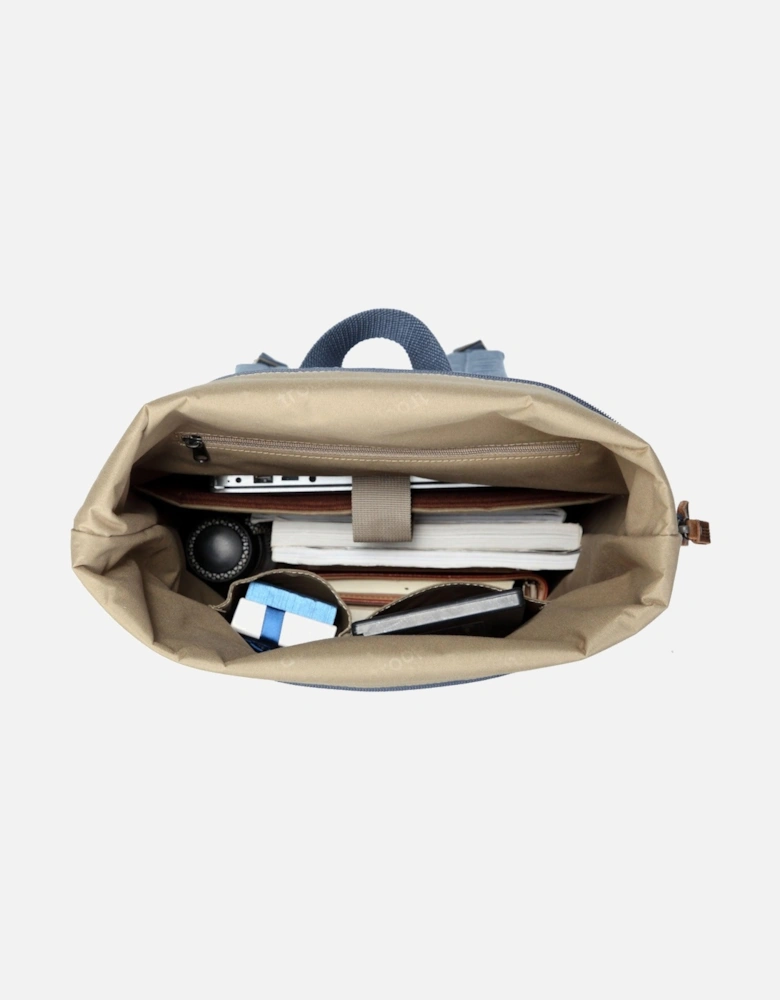 TRP0425 Heritage Canvas 15" Laptop Backpack, Smart Casual Daypack with Foldable Top