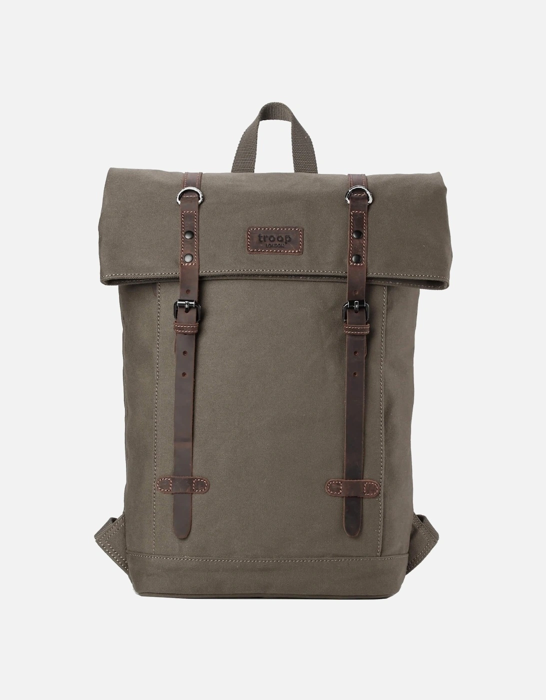 TRP0425 Heritage Canvas 15" Laptop Backpack, Smart Casual Daypack with Foldable Top, 2 of 1