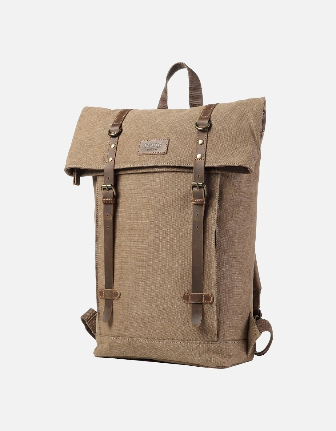 TRP0425 Heritage Canvas 15" Laptop Backpack, Smart Casual Daypack with Foldable Top, 6 of 5