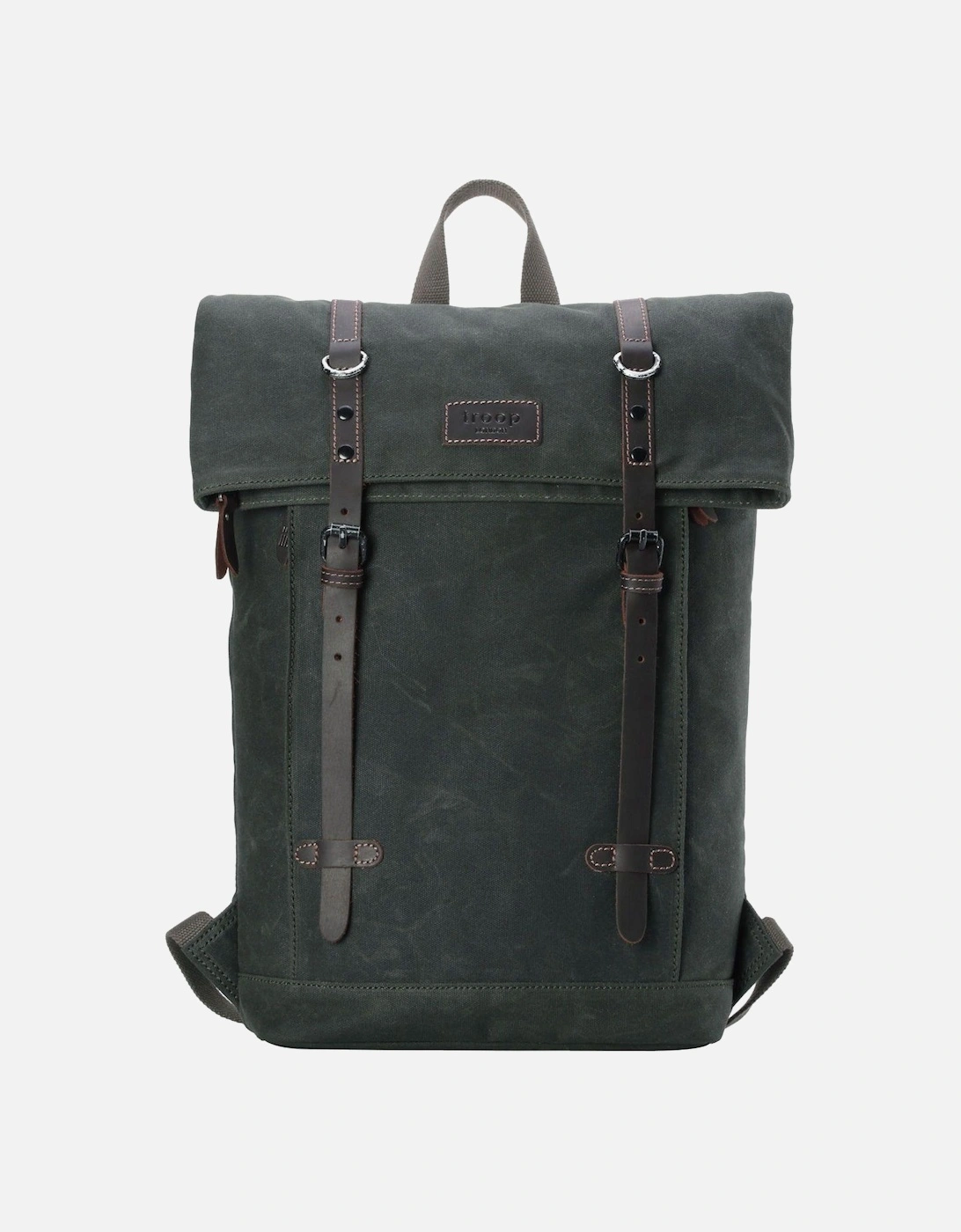 TRP0425 Heritage Canvas 15" Laptop Backpack, Smart Casual Daypack with Foldable Top, 2 of 1