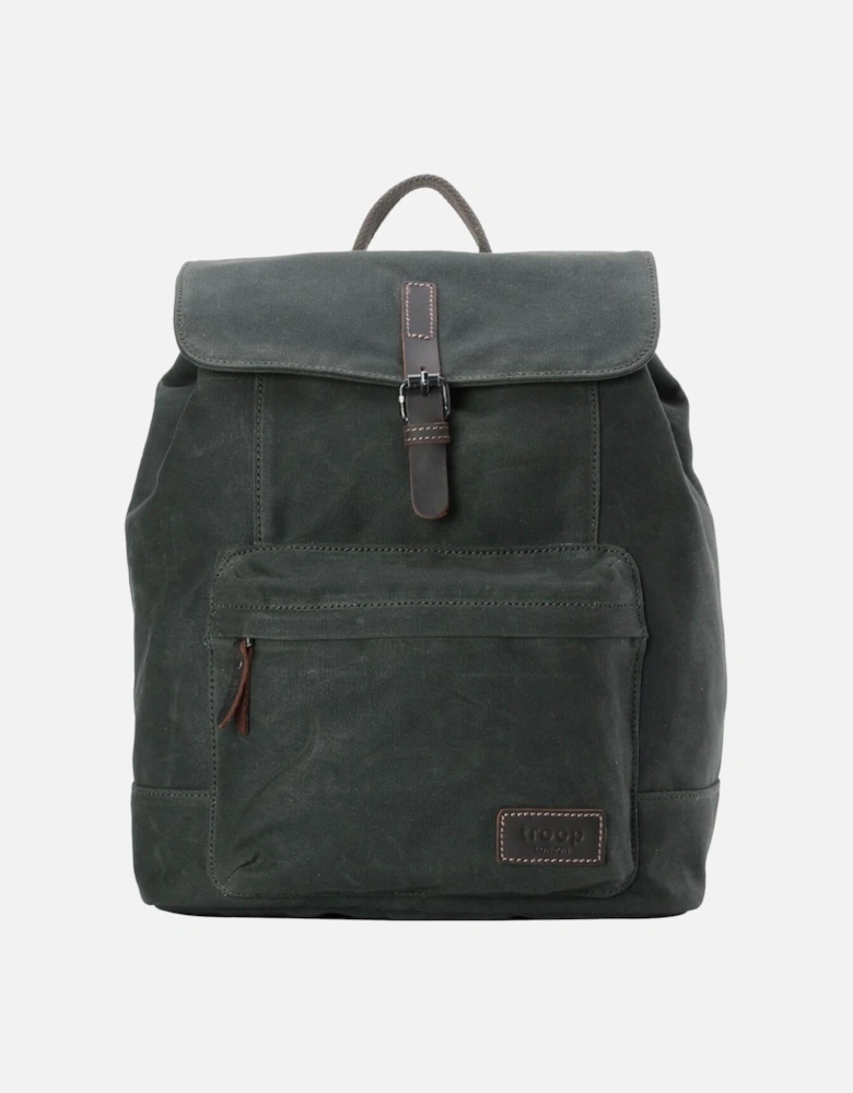 TRP0442 Heritage Canvas Laptop Backpack, Smart Casual Daypack, Tablet Friendly Backpack