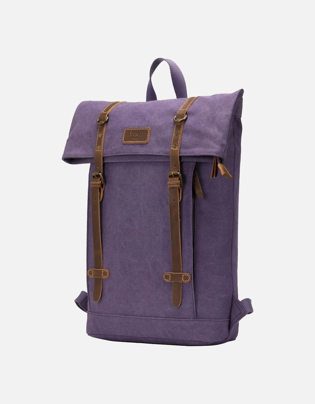 TRP0425 Heritage Canvas 15" Laptop Backpack, Smart Casual Daypack with Foldable Top