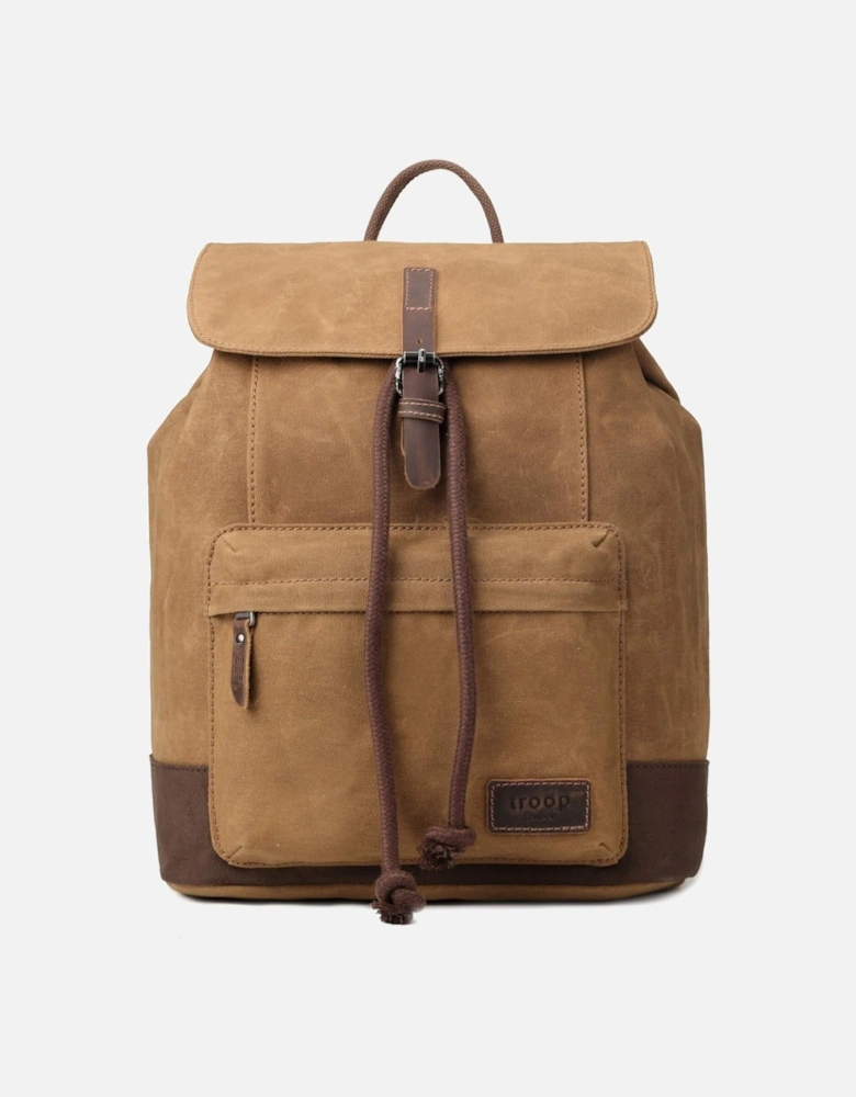 TRP0442 Heritage Canvas Laptop Backpack, Smart Casual Daypack, Tablet Friendly Backpack