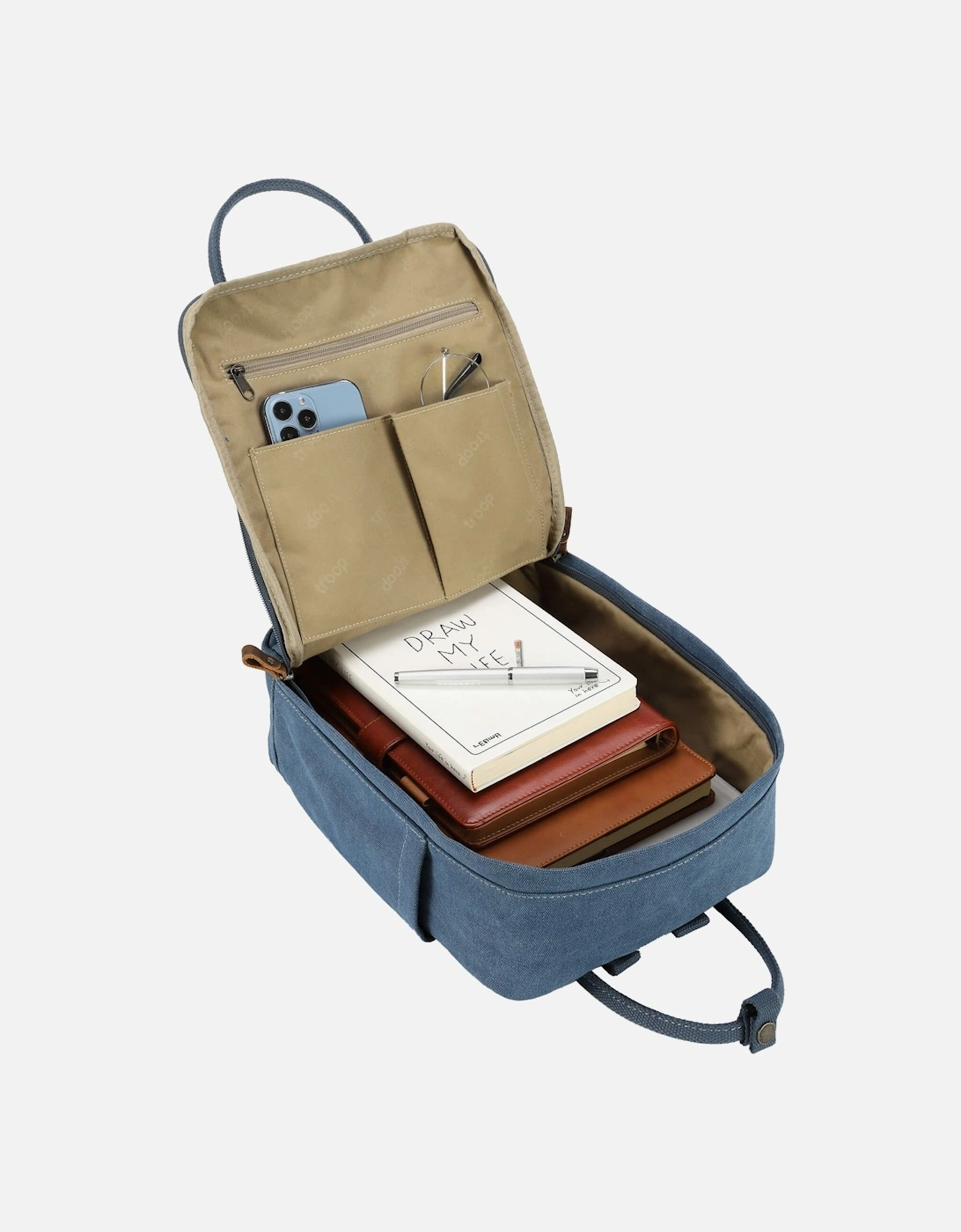 TRP0550 Classic Canvas Daypack, Backpack - Small