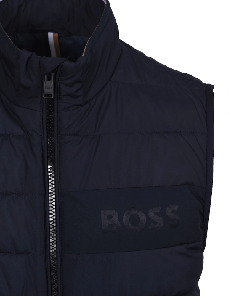 Boss H-centino Gilet Dark Blue