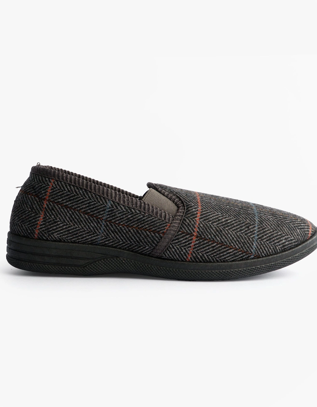 KENNY Mens Full Slippers Slippers Grey, 7 of 6