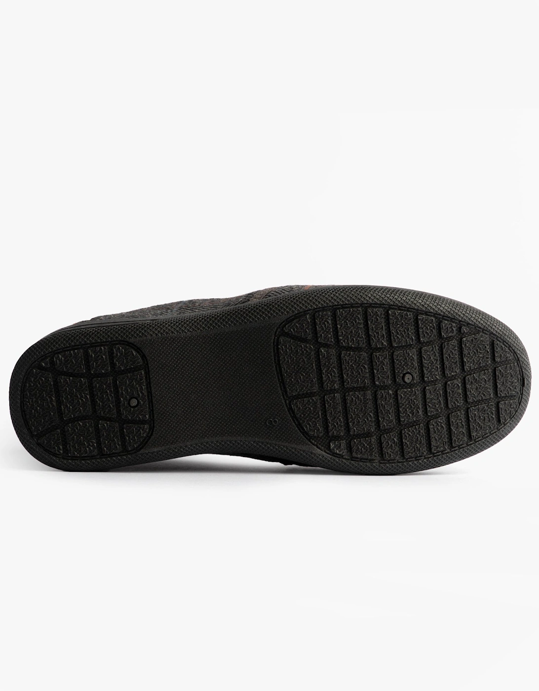 KENNY Mens Full Slippers Slippers Grey