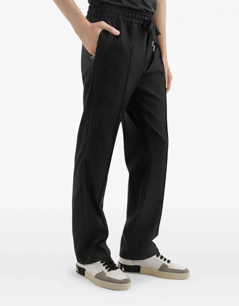 DRAWSTRING COTTON TROUSERS