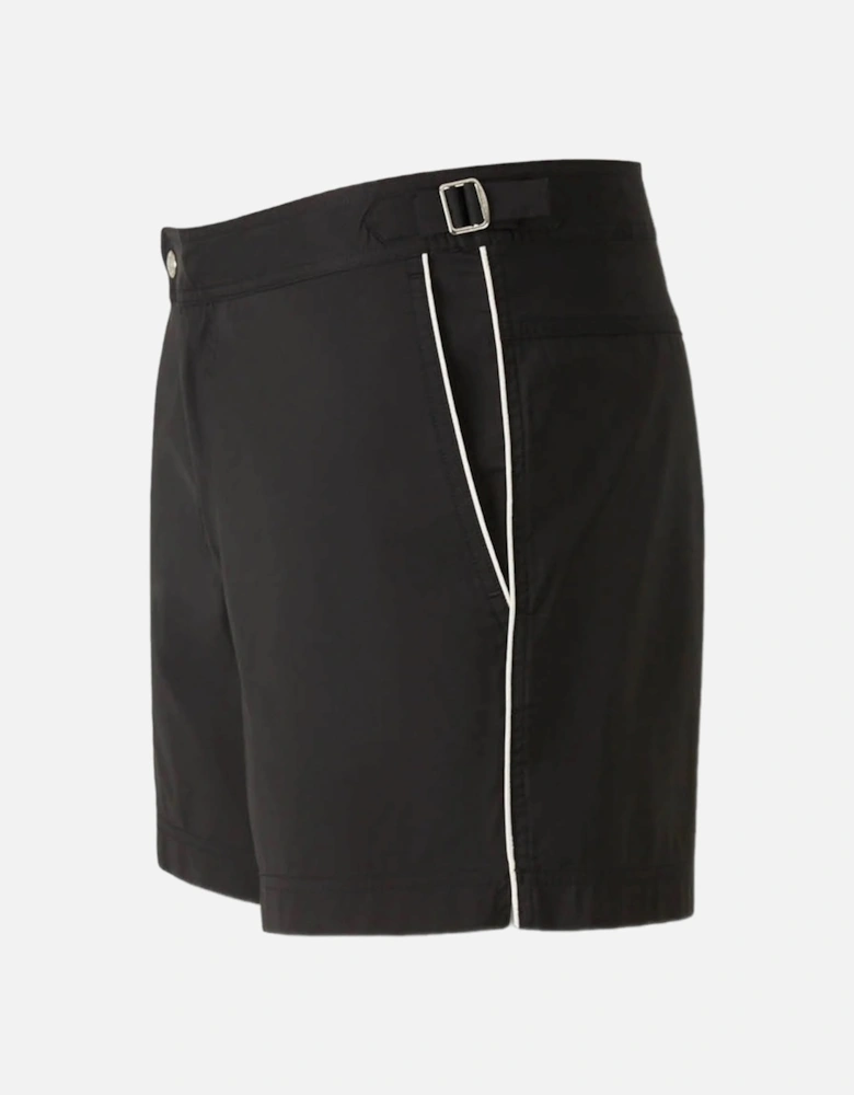 COMPACT POPLIN SWIM SHORTS