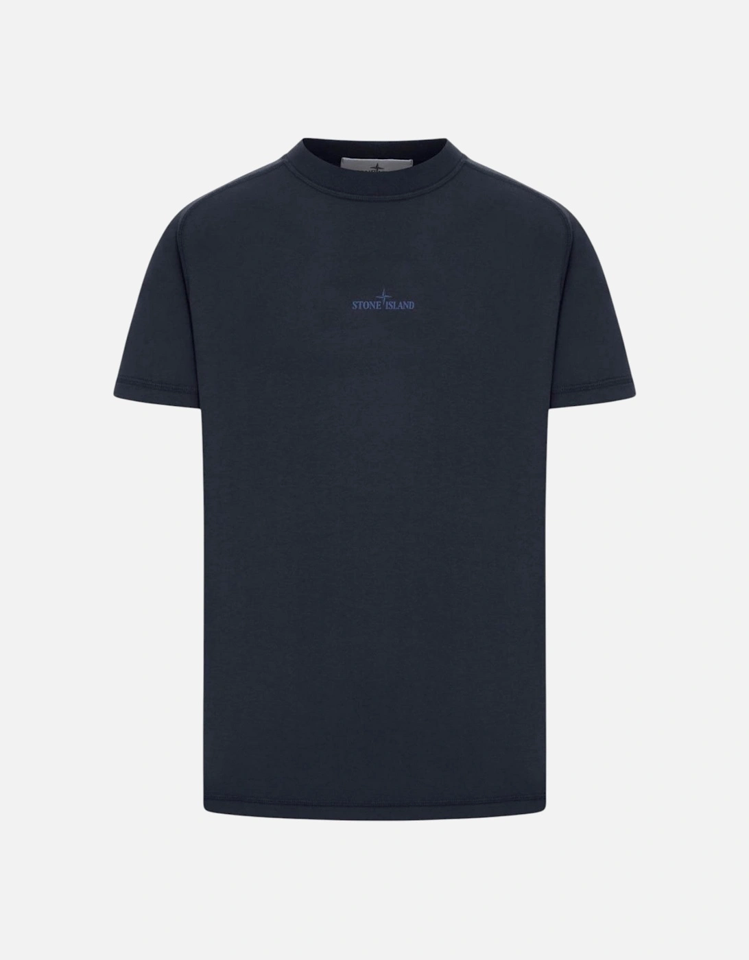 Reflective Print Navy T-Shirt, 3 of 2