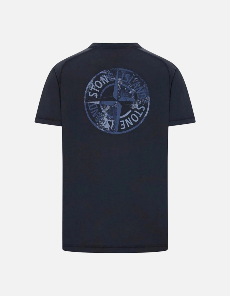 Reflective Print Navy T-Shirt
