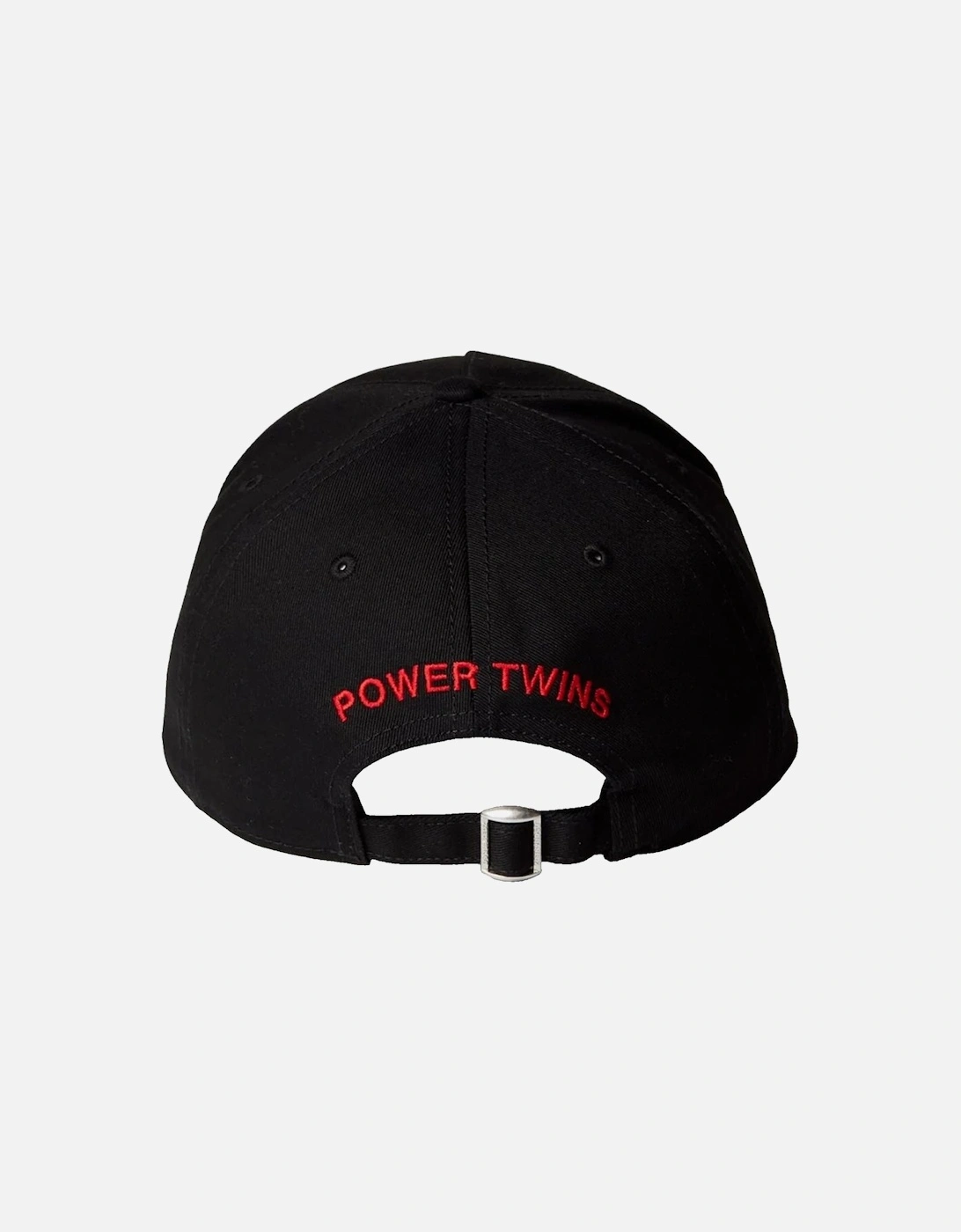 Red Sweat and Tears Logo Cap in Black