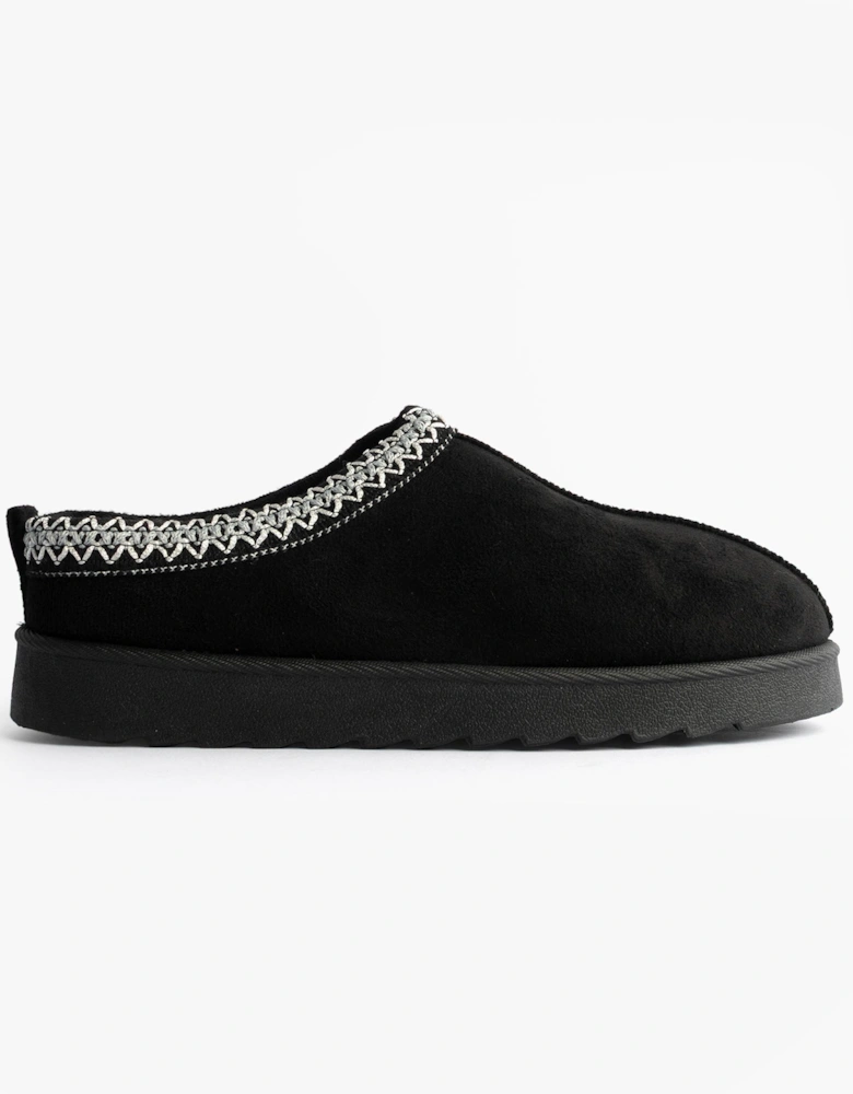 DANA Womens Mules Slippers Black