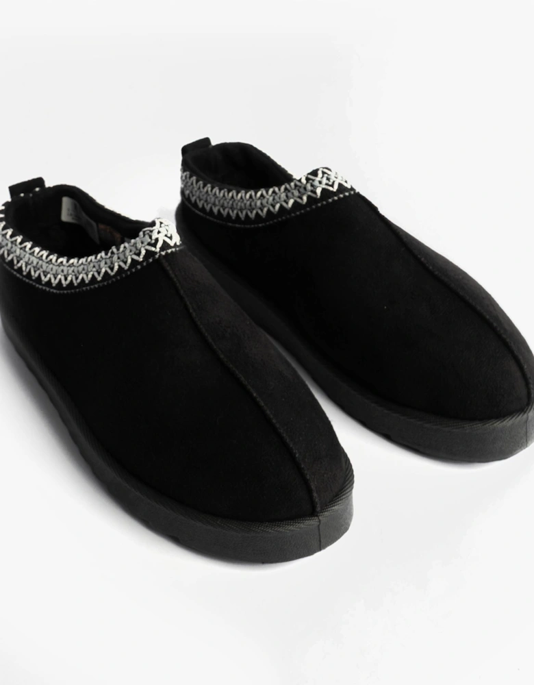 DANA Womens Mules Slippers Black