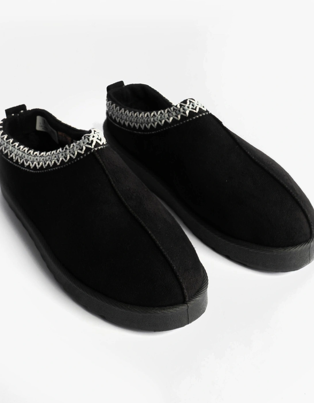 DANA Womens Mules Slippers Black