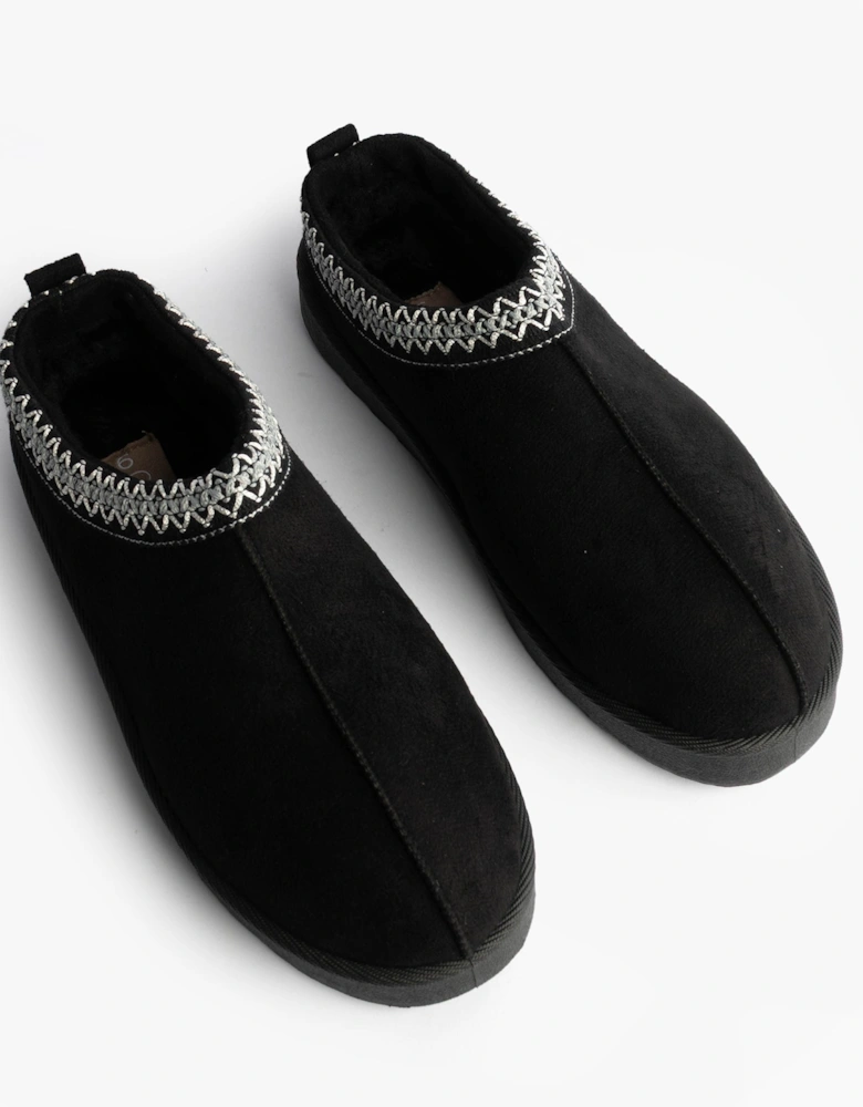 DANA Womens Mules Slippers Black