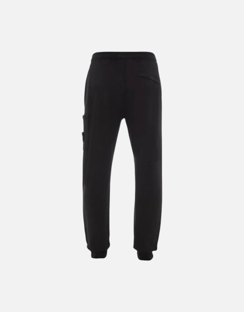 Organic Cotton Fleece Black Sweatpants