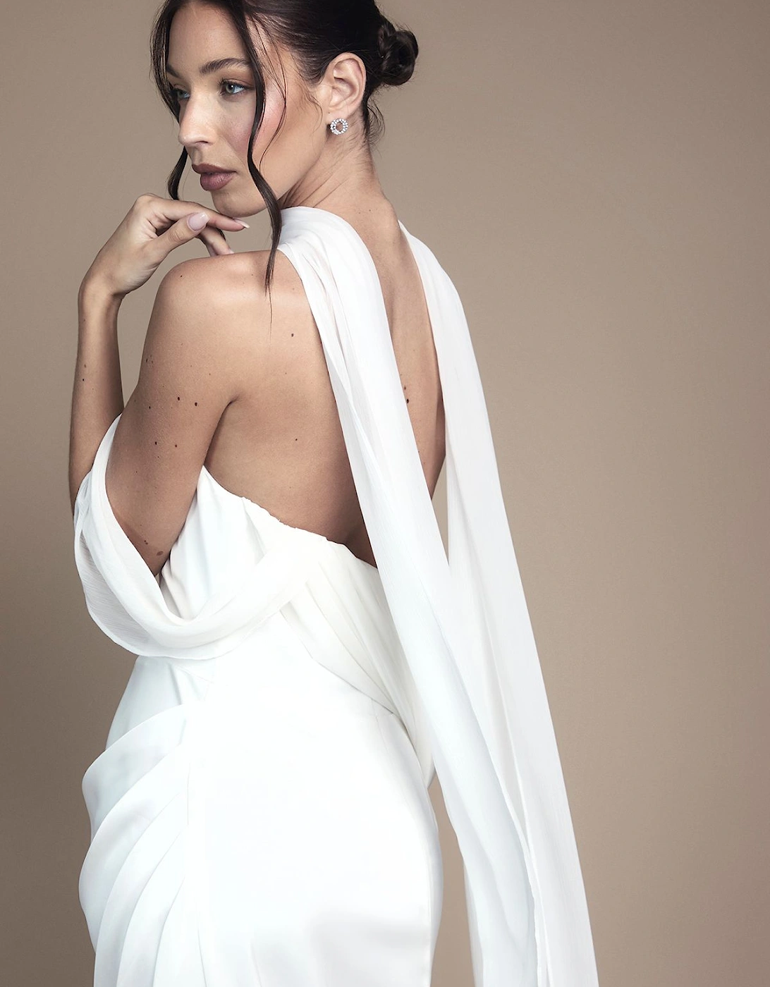 Chiffon Bridal Scarf, 2 of 1