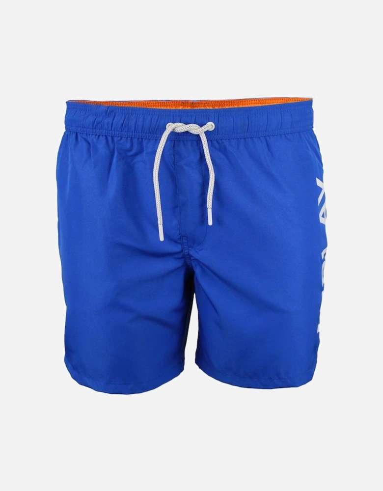 Side Logo Swim Shorts, Aegean Blue