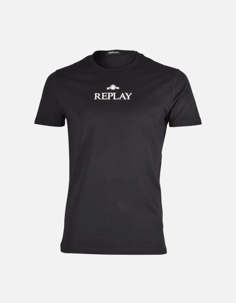 Logo Print T-Shirt, Black