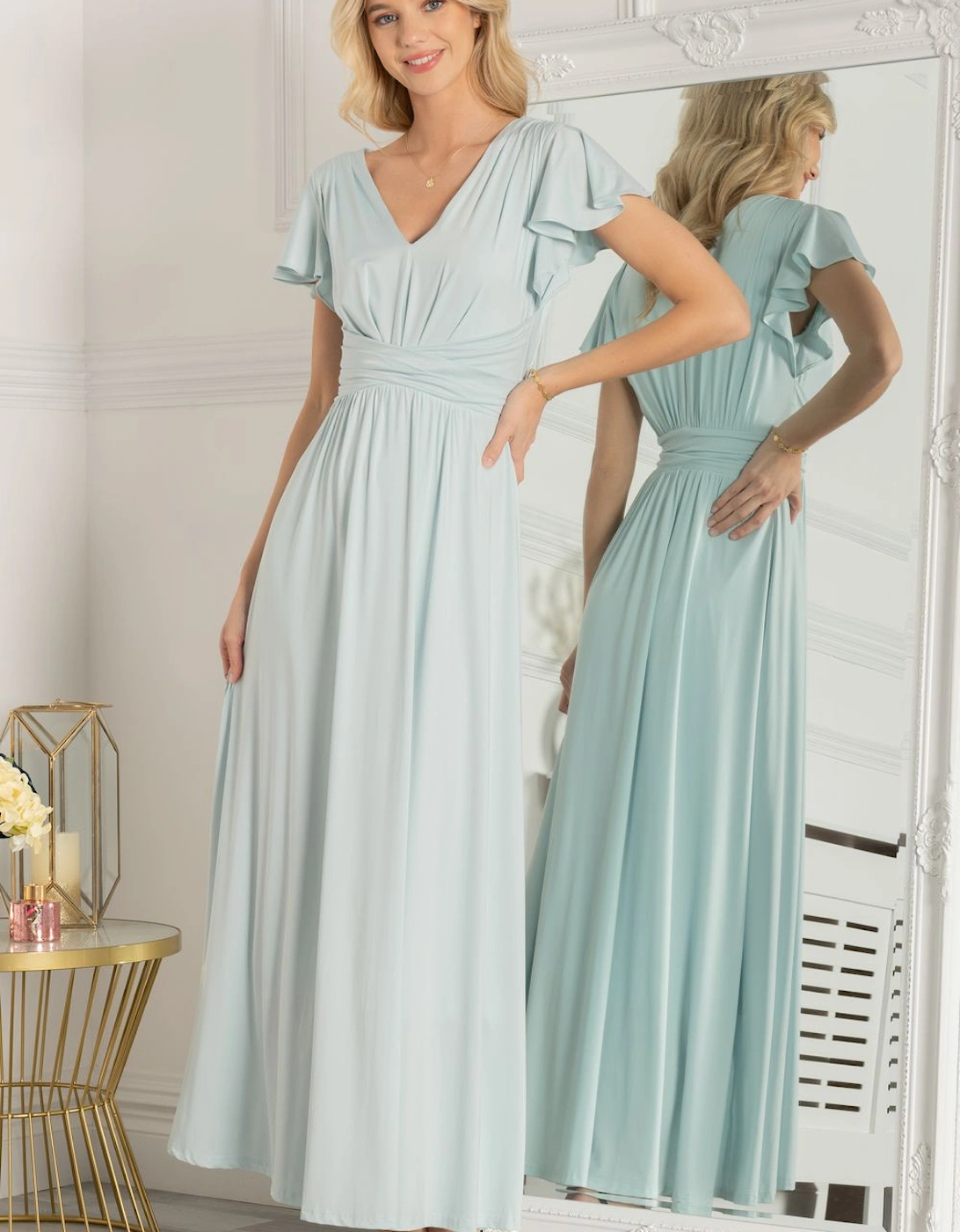 Twist Waist Jersey Maxi Dress, 2 of 1