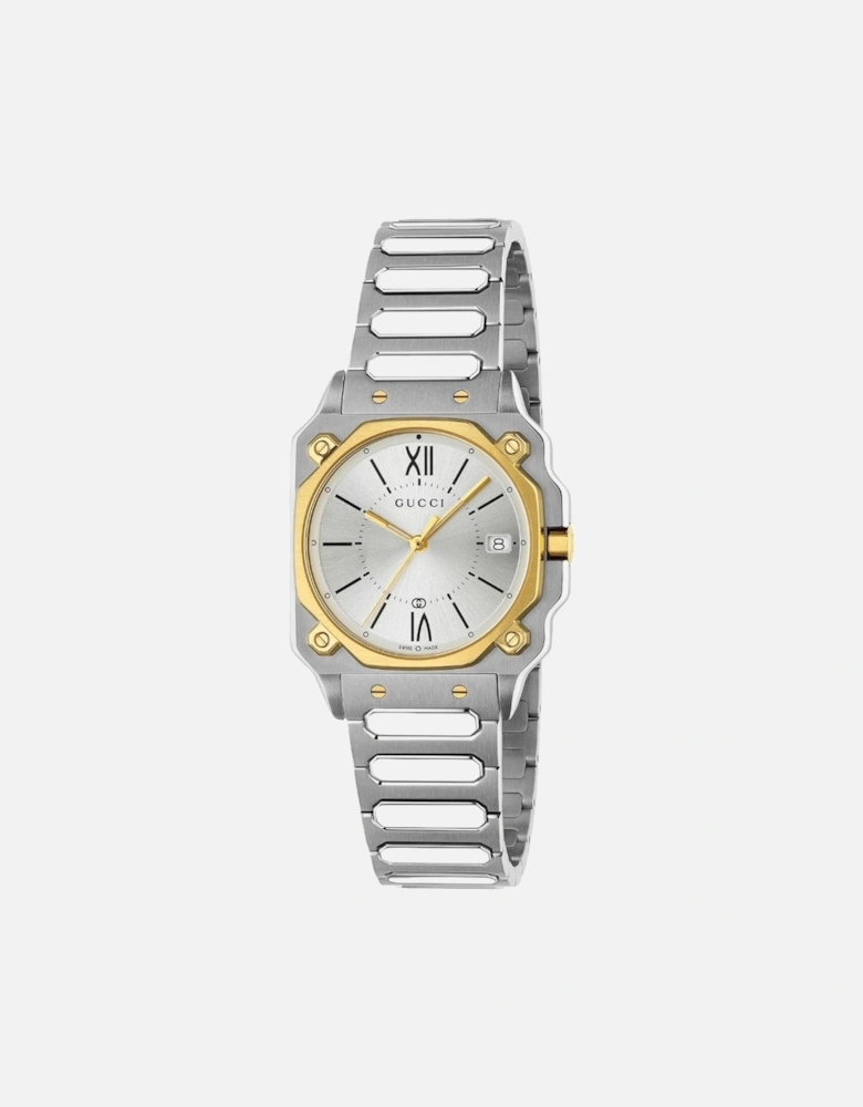 YA166506 G-Flat Silver Dial Unisex Watch