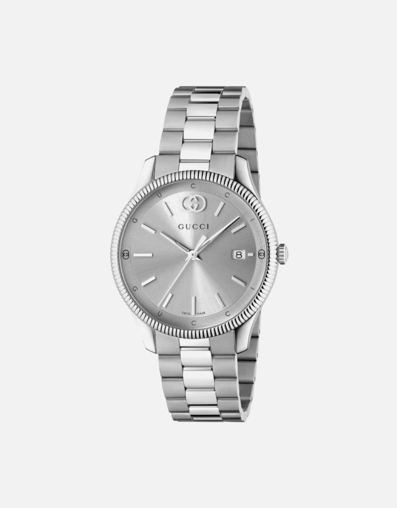 YA1264232 G-Timeless Silver Dial Men's Watch