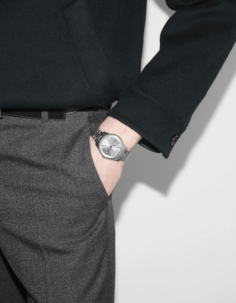 YA1264232 G-Timeless Silver Dial Men's Watch